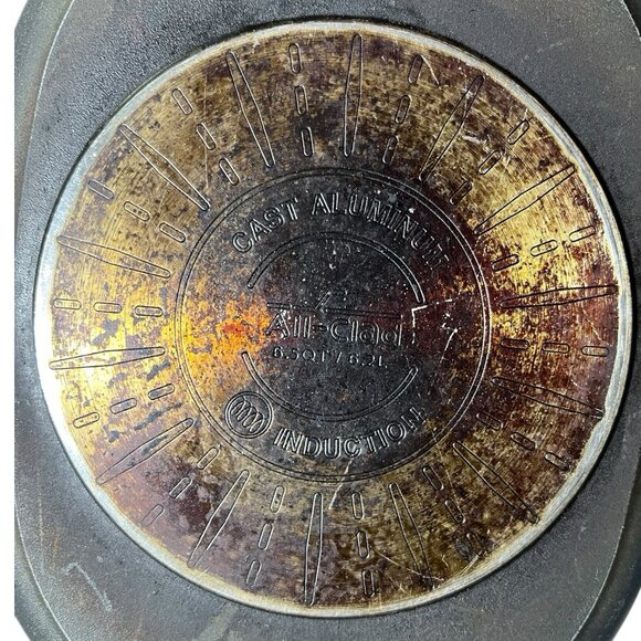 ALL-CLAD 6.5qt / 6.2l Dutch Oven Nonstick Cast Aluminum w/ Lid - Picture 3 of 4